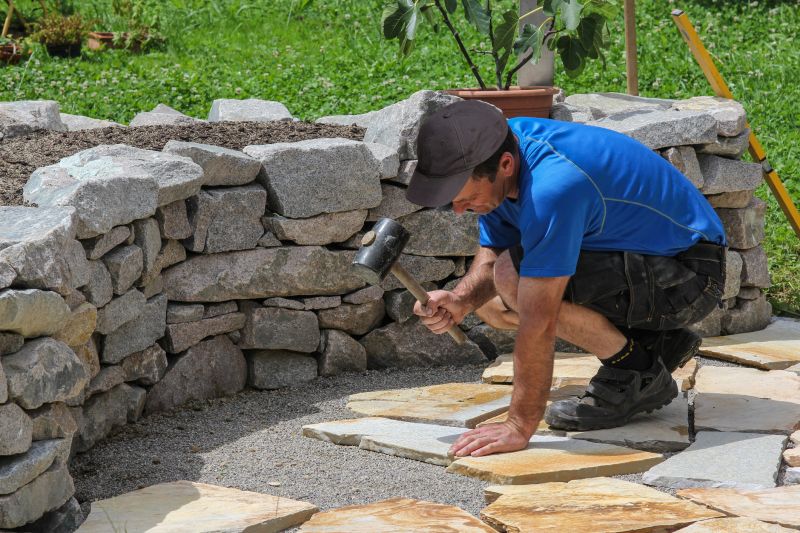 Patio Stones Installation