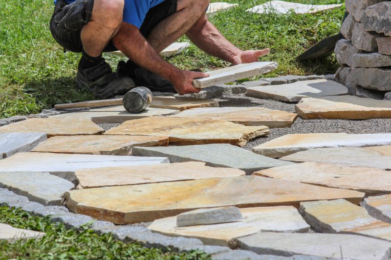 Patio Stones Installation